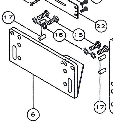 #17 PL-65 1/2" X 1" spring pin CMC-6206